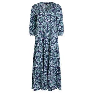 Weird Fish Womens/Ladies Lainey All-Over Print Seersucker Midi Dress / Aquamarin